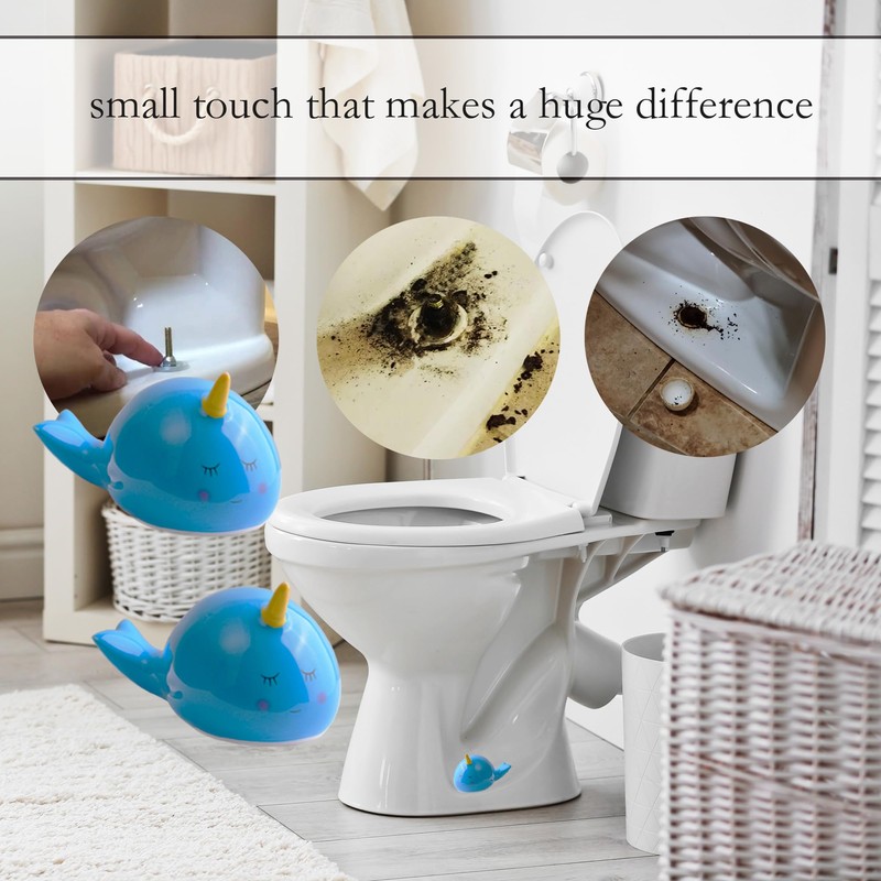 ZUNON Toilet Bolt Caps, Decorative Toilet Bolt Covers, Ceramic Cute