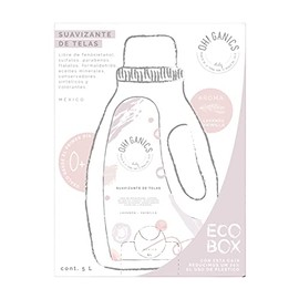 OH GANICS Suavizante Ecobox para el Cuidado de la Ropa de Beb Aroma Lavanda Vainilla 5 L para Pieles Sensibles 70 Menos Plstico                       