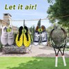 QUENTAI Shoes Clips for Backpack, Home Shoe Storage Space Saver,
