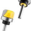 Evponk 3 Pcs Bowl Tray Template Router Bits Set 1/4"