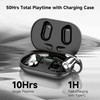 Open Ear Clip Wireless Earbuds Bone Conduction Headphones, Bluetooth 5.4,