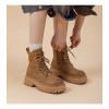 Botas Martin Retro Con Suela Gruesa A Media Pantorrilla Para