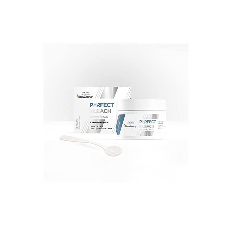 Polvo decolorante para cejas y vello facial; Perfect Bleach Powder