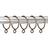 KaiYi 20pcs Shower Curtain Rings Sliding Ring Opening Design 38mm