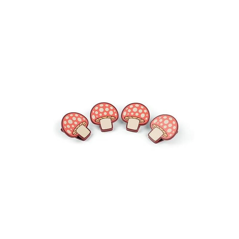 SHROOMATES, clips para bolsa de hongos, juego de 4