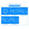 Wireless Weather Station with Indoor and Outdoor Thermometer Outdoor Thermometer