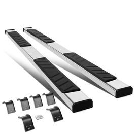 Auto Dynasty 5" Running Boards for 2009-2024 Ram 1500 2500 3500 Crew Cab, Stainless Steel Nerf Bar, Polished Chrome Side Step