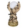 Psychic Fortune Teller Witch Hands With Snakes Rotating LED Glass