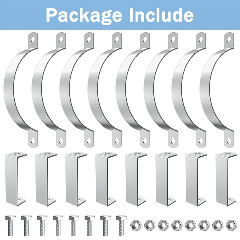Fengone 6 Inch B Vent Wall Strap Round Gas Vent