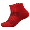 BambooMN Men's Bamboo Athletic Quarter Crew Sock for Home Travel