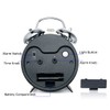 Peakeep 4 inches Twin Bell Loud Alarm Clock for Heavy