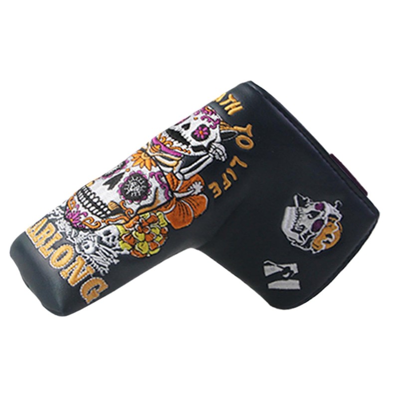 Golf Club Covers,Embroidery Protective Club Covers Golf Putter Head Covers