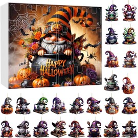 Calendario de Adviento Halloween 24 días – Decoración festiva con llavero – KITAQ7W558Q5FYTETFPY