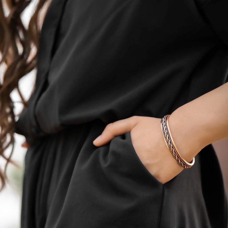 MagnetRX MagnetRX? Women's Adjustable Copper Bracelet Cuff C 99.9% Pure
