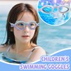 Dwafill Swimming Goggles + Swimming Cap Set, Swimming Cap (Purple)
