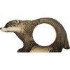 Wildlife Garden WG4569 Napkin Ring Badger - Hand Carved Wooden
