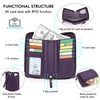 Peacocktion Purple Small Crossbody Bags for Women, RFID Leather Cell