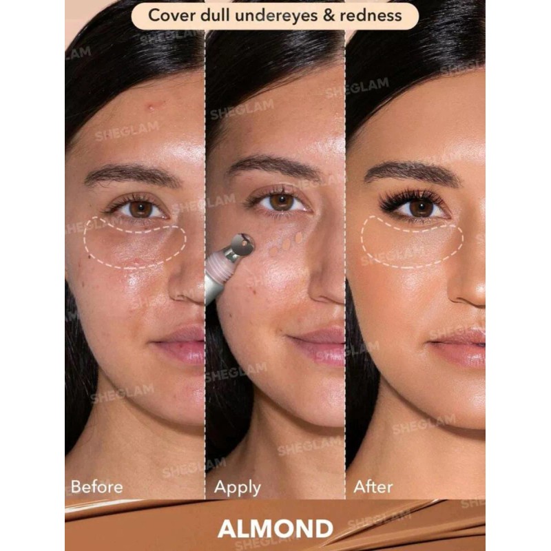 Sheglam Corrector Refrescante Bright Eyes Alta Cobertura Tono Buttercream