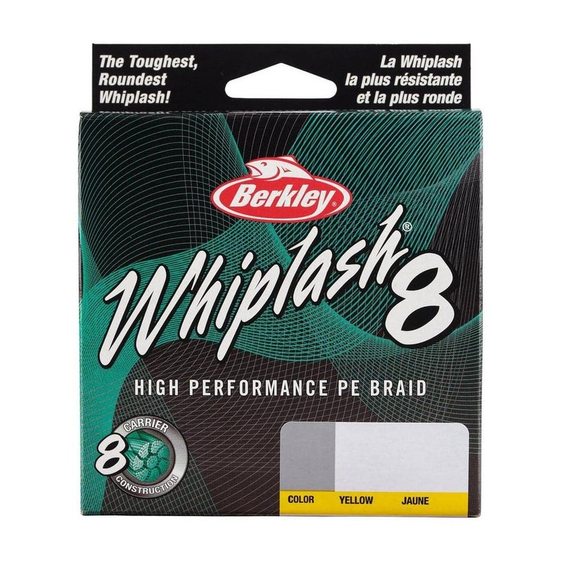 Berkley Whiplash8 Yellow Fishing Line - 0.06mm - 24lb -