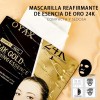 Mascarilla Facial Oro 24k Acido Hialuronico Reafirmante 10pz