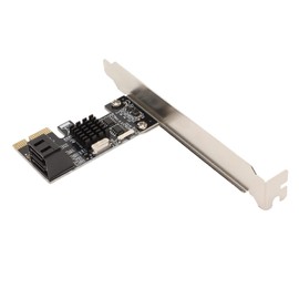 PCIE to SATA 3.0 Expansion Card, PCI Express to SATA 3.0 Expansion Controller Card Adapter, 6Gbps 2X-4X-8X-16X Controller Card for Windows XP 7 8 10 11 SSD HDD