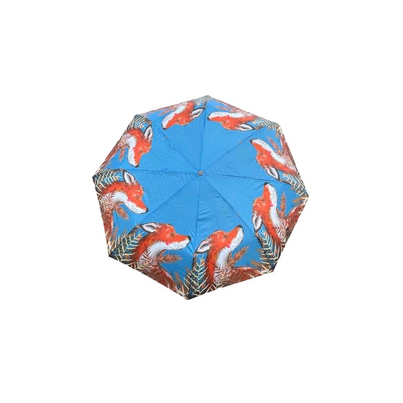 Alex Clark Fox Umbrella - Compact Foldable Travel Rain Umbrella