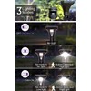 AURAXY Solar Outdoor Lights with Motion Sensor – Waterproof LED