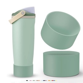 2PCS Silicone Boot for Owala Water Bottle 30oz & 40oz FreeSip Sway & Tumblers, Non-Slip, Scratch-resistant, Protective Sleeve for Stainless Steel Water Bottle Accessories BPA-Free Bottom Base(2EL)