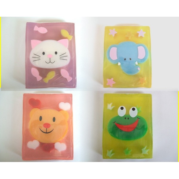 Gifts and Beads Four Large Glycerin Animal Soaps