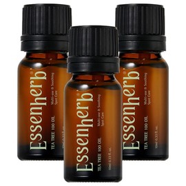 Essenherb tea tree 100 oil, 10ml, 3 pieces / 에센허브 티트리 100 오일, 10ml, 3개