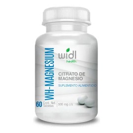 Citrato de Magnesio Widl Health en Tabletas, Suplemento Nutricional de Alta Biodisponibilidad                                                         