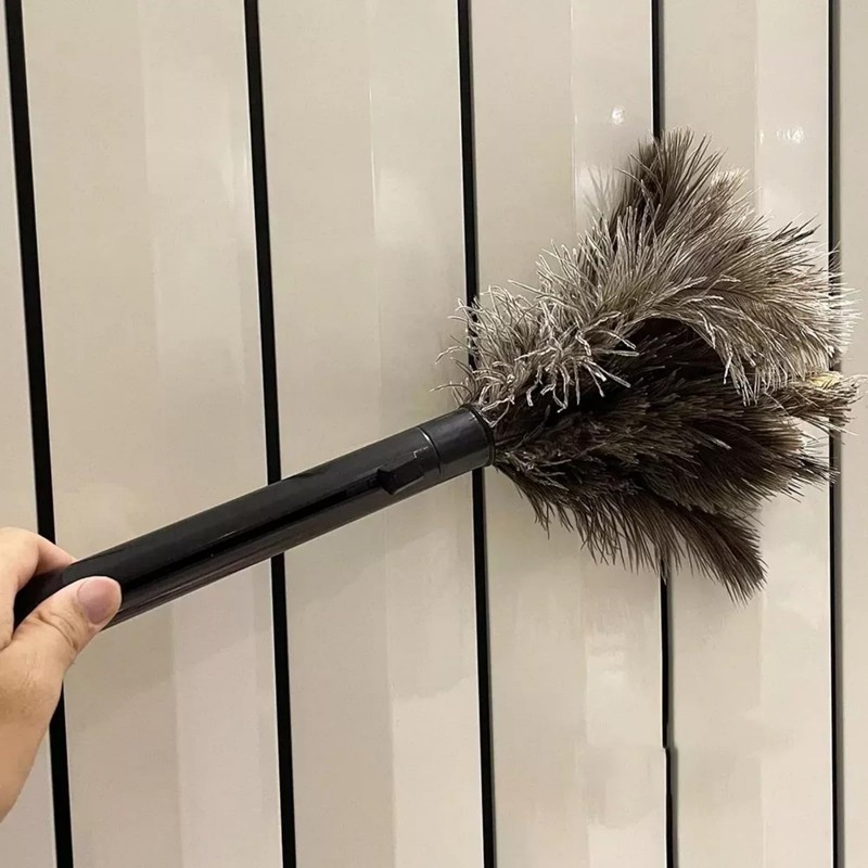2 Piezas Plumeros de Plumas de Avestruz - Plumero Extensible