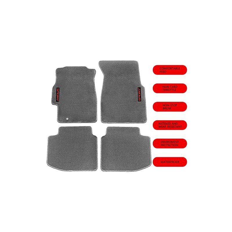 EVPROXP Floor Mats Compatible with 96-00 Civic, Factory Fitment Carpet