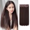 SARLA Long Straight Collar Wig, Set of 3, One Touch