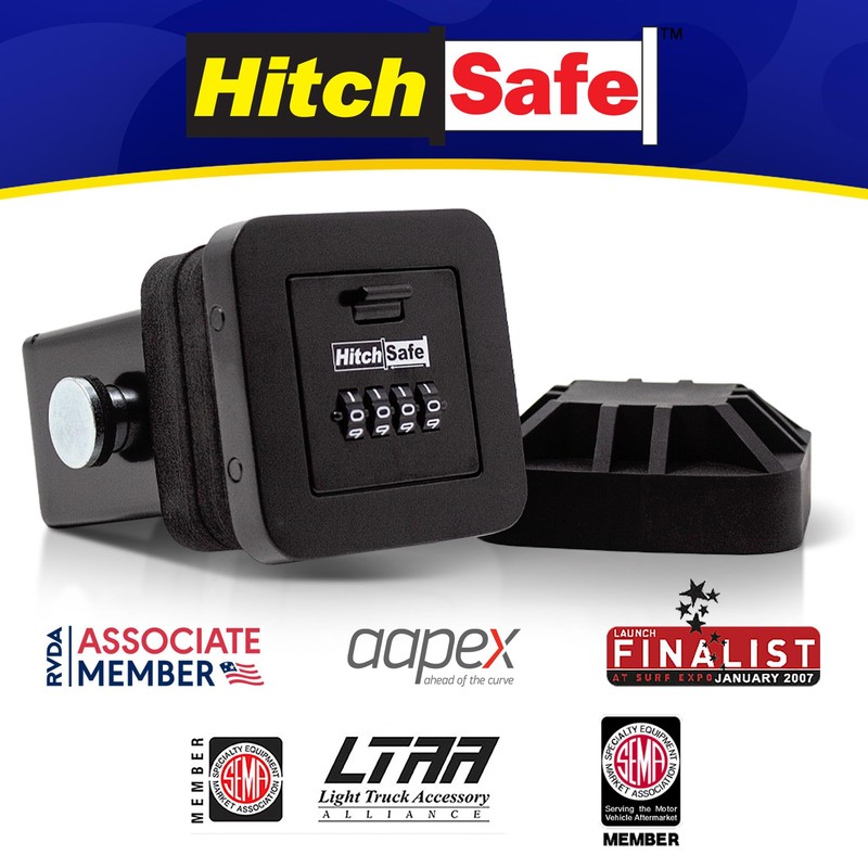 HitchSafe HS7000 Key Vault | Hidden Trailer Hitch Safe for