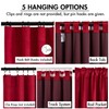 MIULEE Christmas Velvet Curtains 96 Inches Long 2 Panels Set