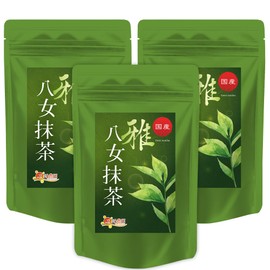 Hot Farm Yame Matcha Green Tea Yame Green Tea, 1.1 oz (30 g), Set of 3 Bags, Matcha Powder, Matcha Powder, Matcha Tea Ceremony