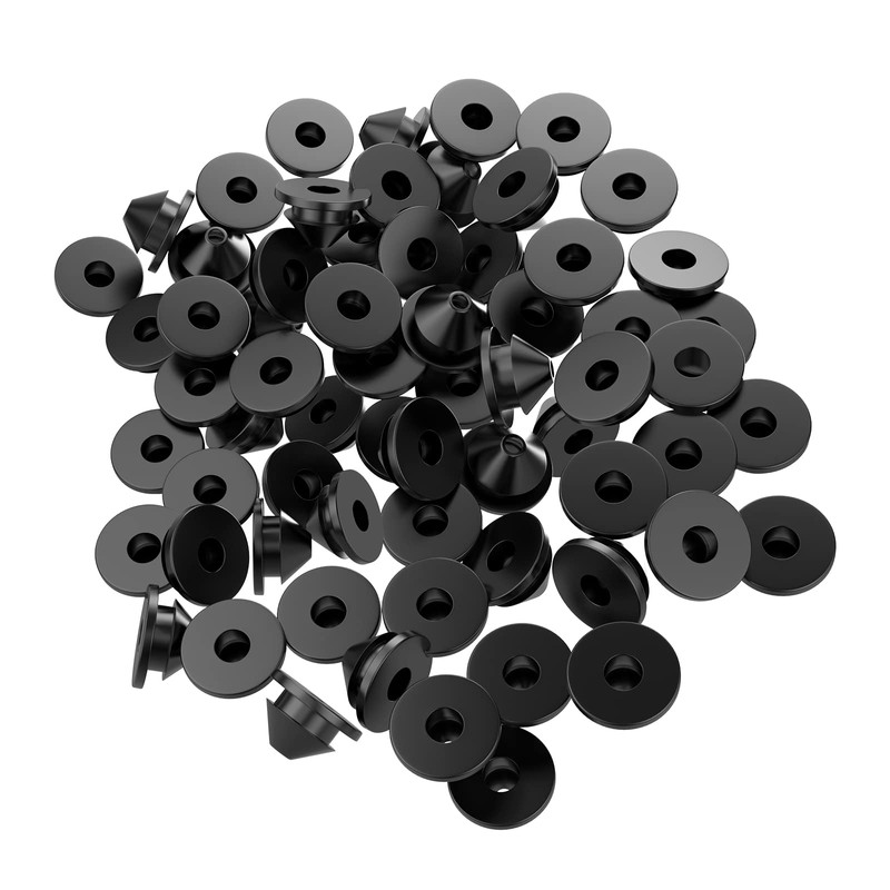 BLIKA 100 Pack Cable Railing Rubber Grommets for 1/8" 5/32"