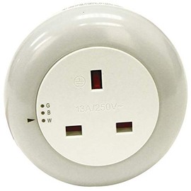 Plug Through Colour Changing LED Night Light