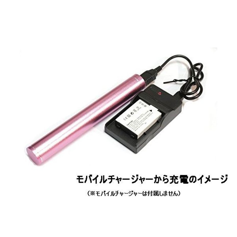 NinoLite USB型 バッテリー 用 充電器 海外用交換プラグ付 EN-EL23 バッテリー チャージャー