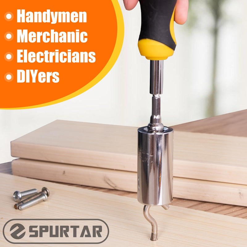 Spurtar Universal Socket Set(11-32mm 7-19mm) for Unscrew Any Bolt Multi-Function