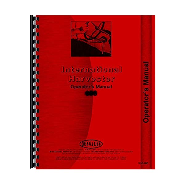 INTERNATIONAL #8 Field Cultivator .OPT RARE Operator's (OPT) Manual