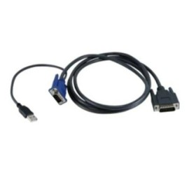 Avocent CBL0042 rev.A USB KVM cable with audio 4' (48") Avocent SwitchView 100