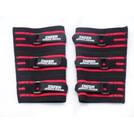 Inzer XT Elbow Sleeves (Pair) - Powerlifting, Weightlifting, Strongman (Black, XX-Large)