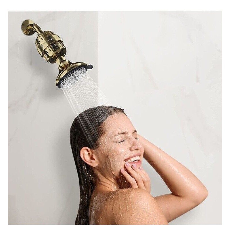 SparkPod High Pressure Shower Filter Head for Soft Water -