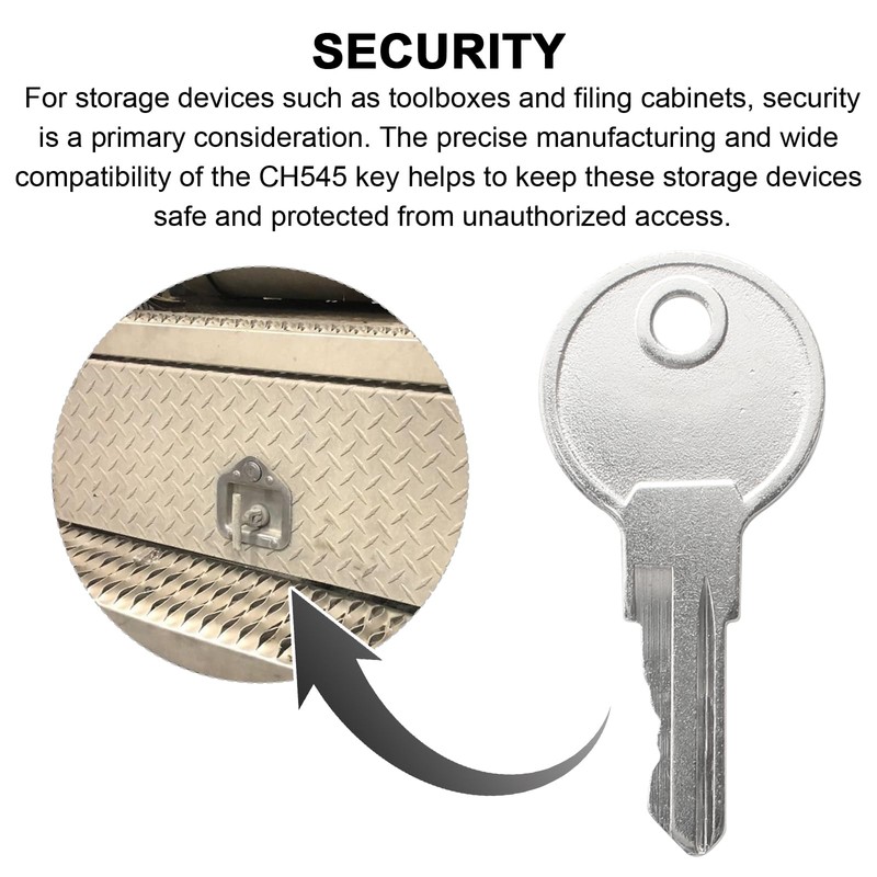 VIDABTE Universal Keys CH545 Replacement Key for UWS, Buyers Products,