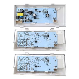 New Upgraded W10515058 and W10515057 Refrigerators LED Light Set with Tapered Lens and Bezel for Whirlpool Kenmore Maytag Kitchen-Aid, 3021142 AP6022533 PS11755866 (3 pc)