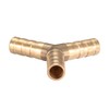 uxcell 8mm or 5/16" ID Brass Barb Splicer Fitting,Y-Shaped 3