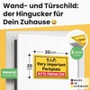 DankeDir! VIP Very Important Parkplatz Freihalten Funny Sign 30 x