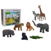 Get Ready Kids Wild Animal Toys Playset – 8 Mini